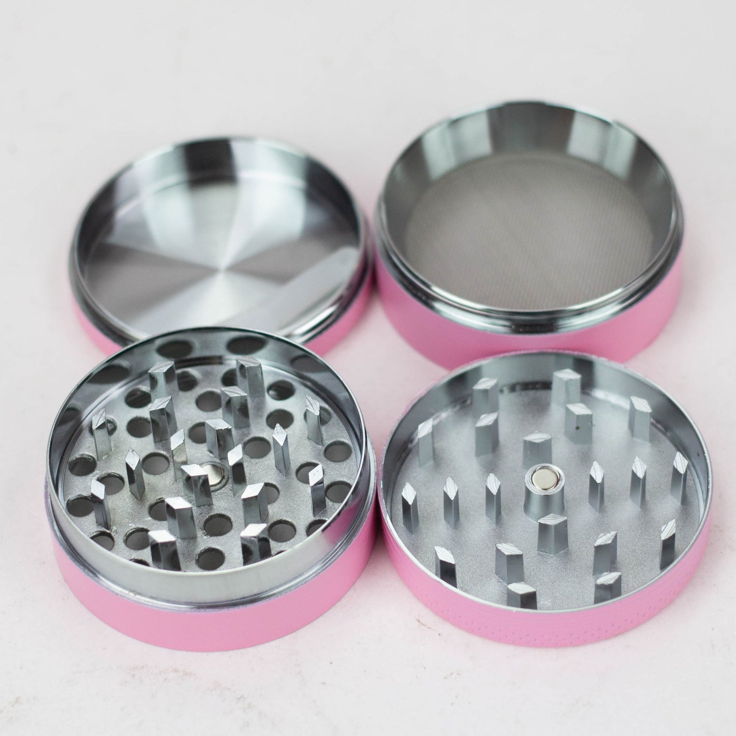 Acid Secs 4 parts 50mm Glow-in-the-Dark metal herb grinder Regular Grinder Acid Secs Productions Inc.
