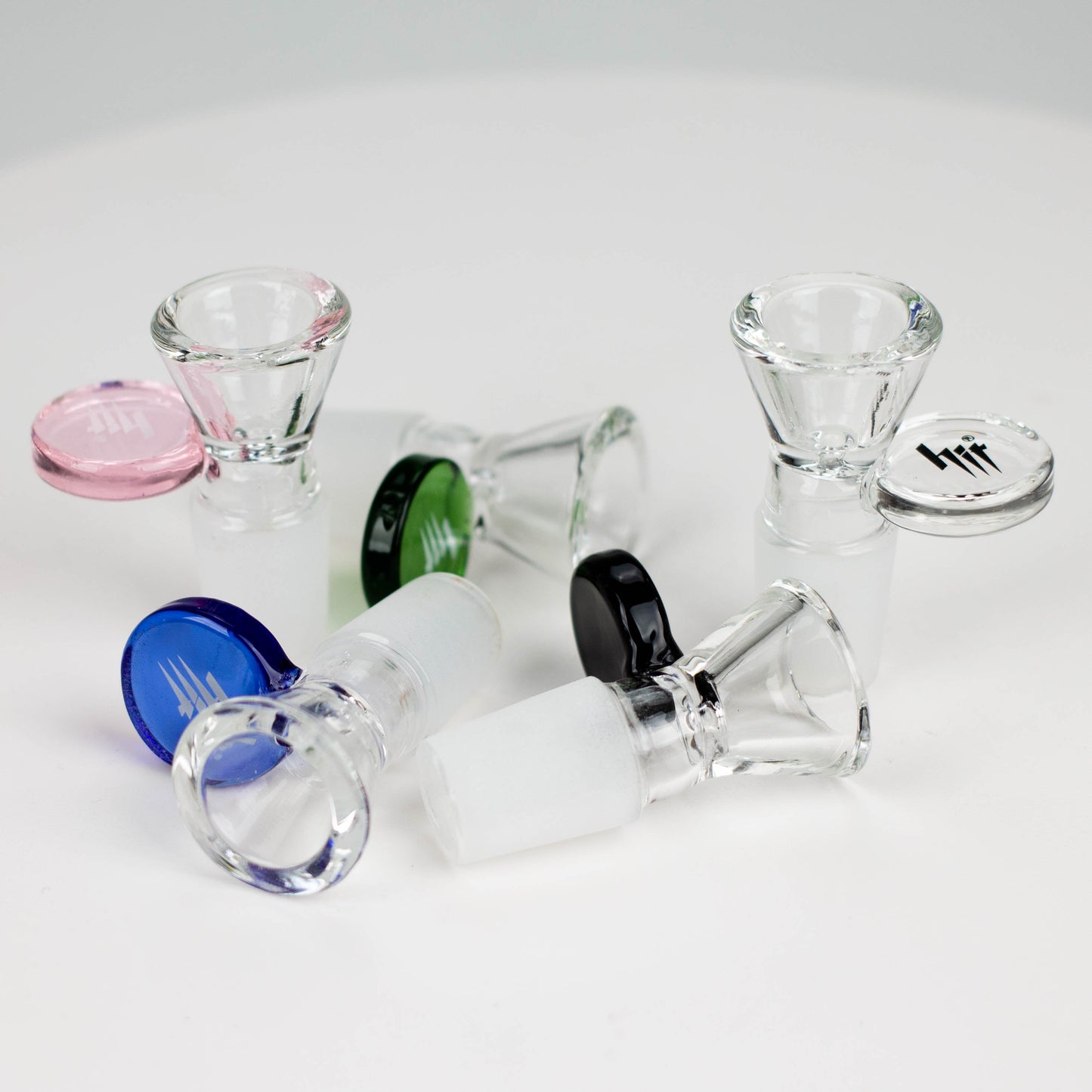 HIT Glass | Bowl with Handle-assorted Bowl · Popper NIBO Distribution 18mm Male