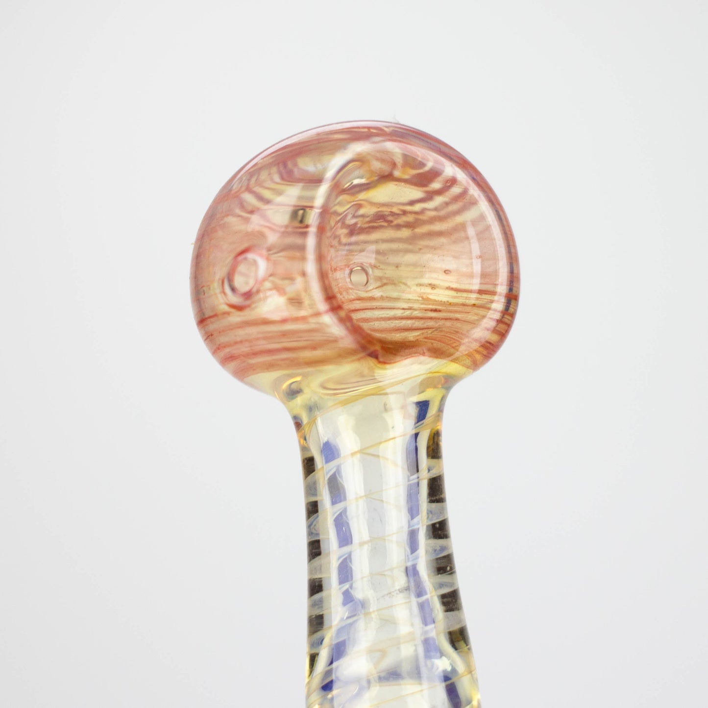 2.5" Color change spiral Single Outside Pipe Glass Pipe NIBO Distribution