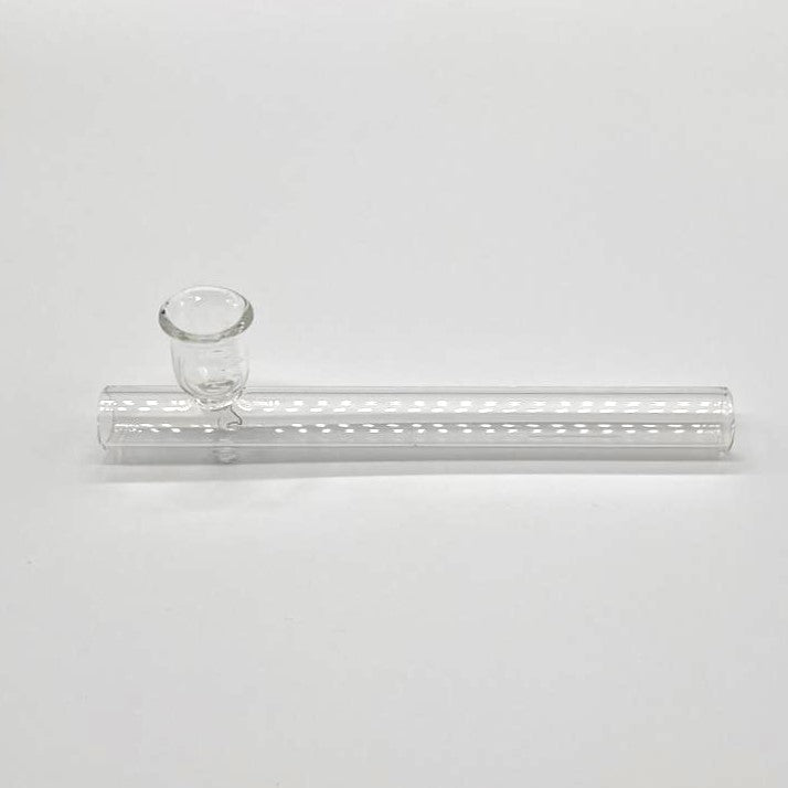 Steamroller Clear Glass Shotgun Pipe 6" - 2PCS Blunt NIBO Distribution