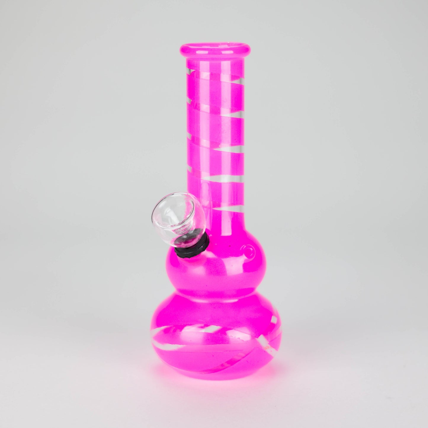 6" PGB Water Pipe Glass Bong JJ Distribution Pink