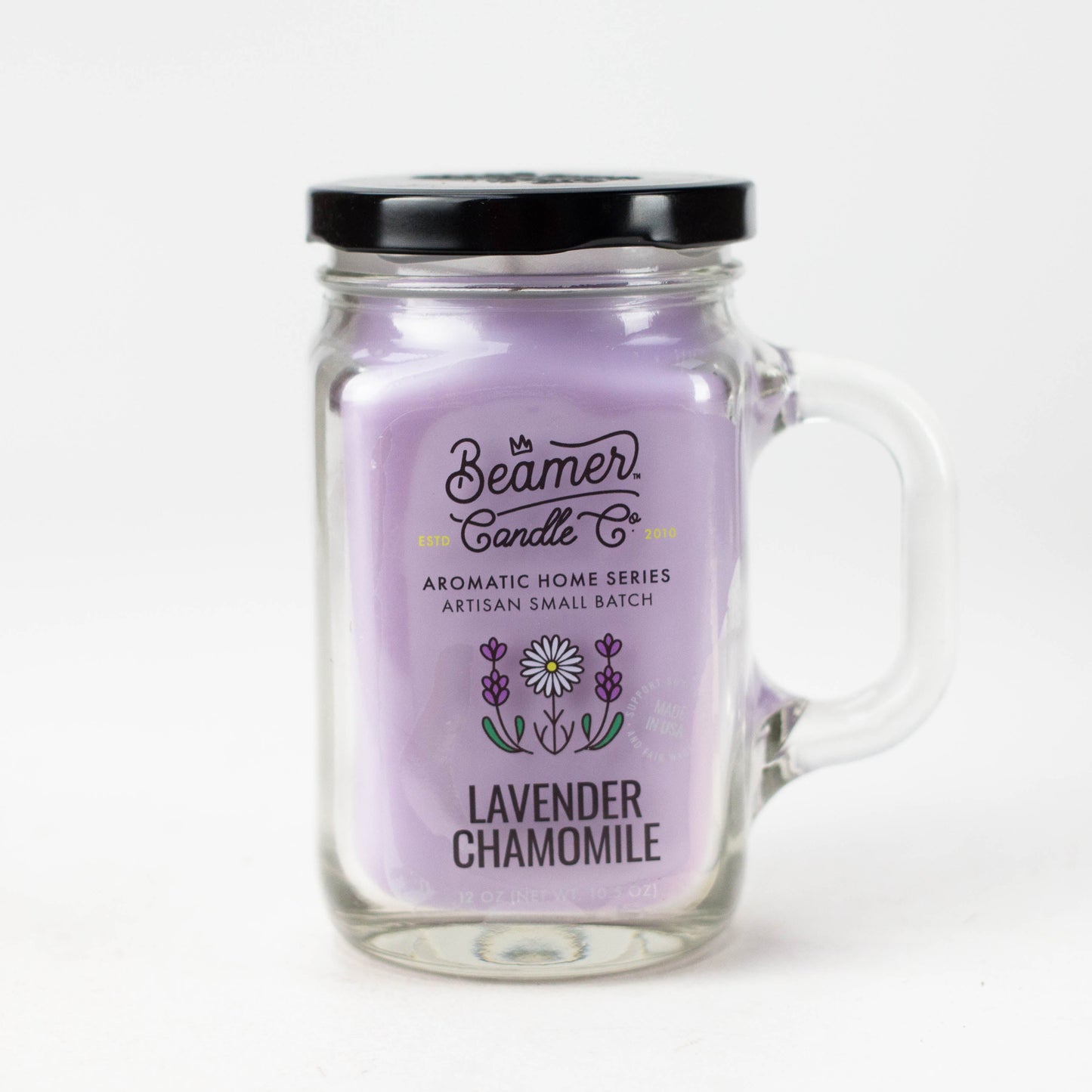Beamer Candle Co. | Ultra Premium Jar Aromatic Home Series candle Candle ONE Lavender Chamomile