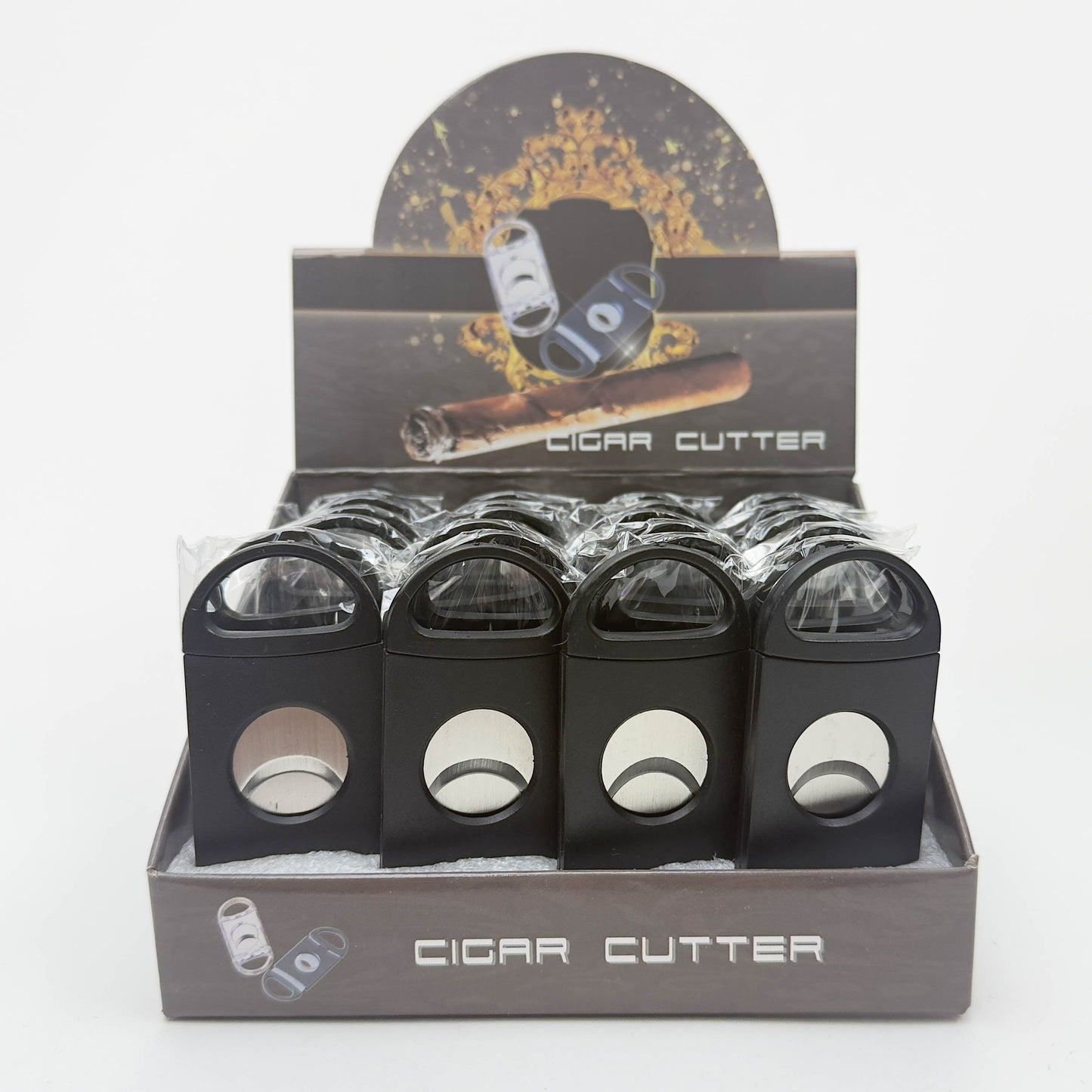 Plastic Round Cigar Cutter – 24CT Display | Model 565 Cutter LEHIGH WHOLESALE