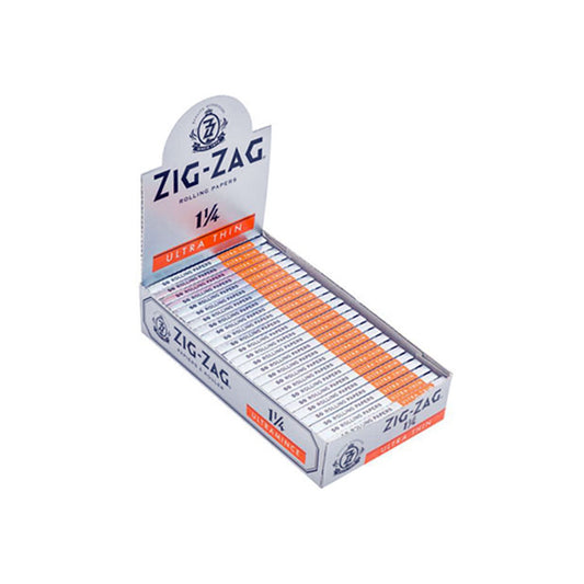 ZIG-ZAG Ultra Thin Papers 1 1/4 - 25 packs 1 - 1/4" Size ONE