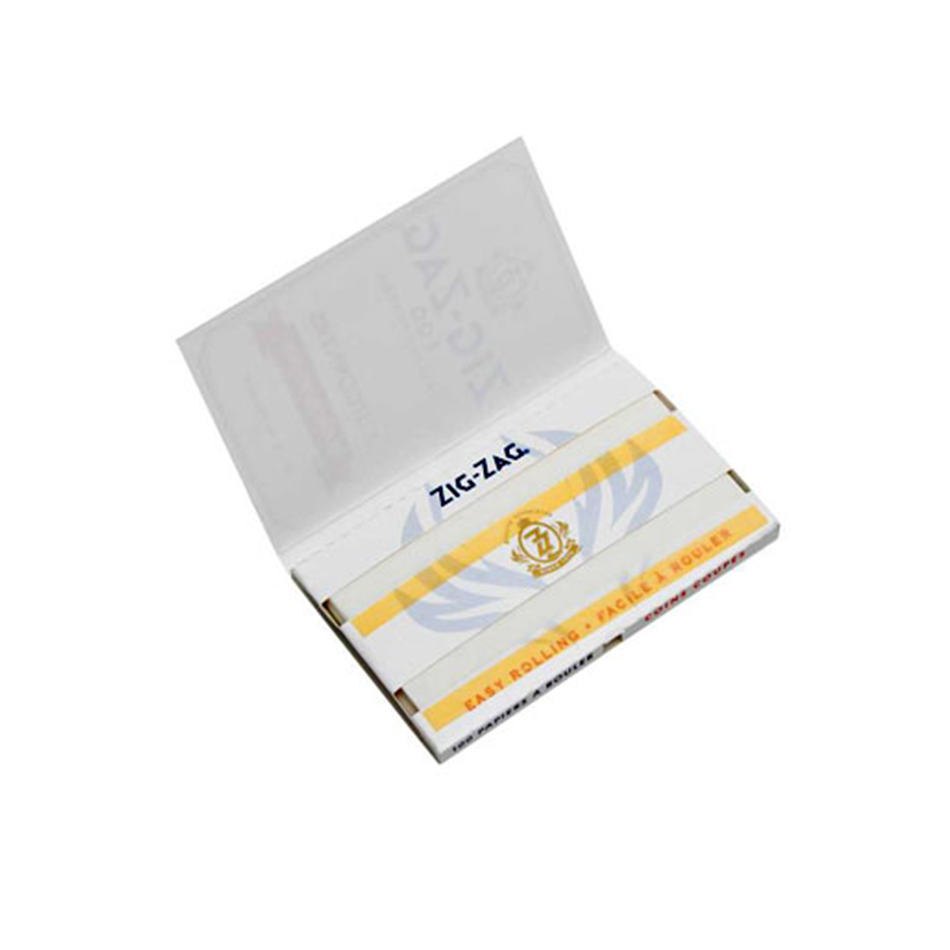 Zig Zag Slow burning White Papers Kutcorners - 25 packs Single Wide Size ONE