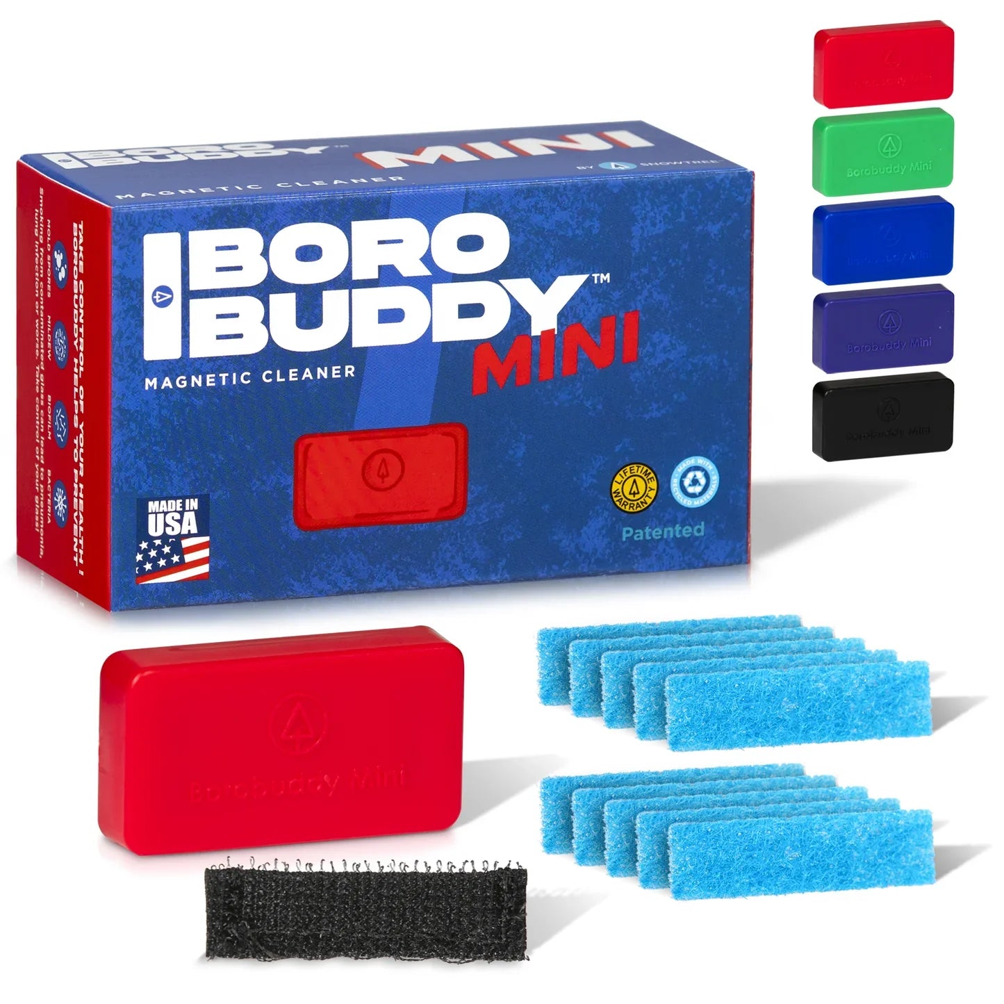 Snowtree | BoroBuddy™ Magnetic Cleaner-Mini Brush ONE Red
