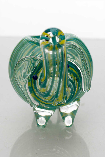 Small elephant glass hand pipe Pack of 2 Glass Pipe ONE