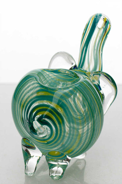 Small elephant glass hand pipe Pack of 2 Glass Pipe ONE