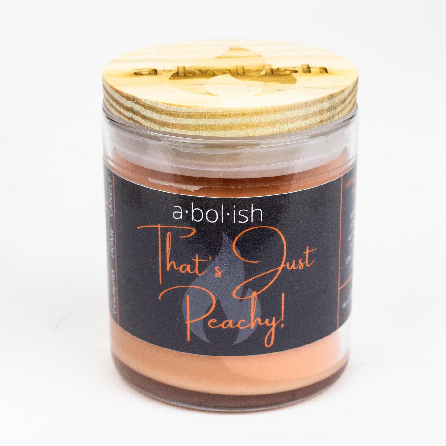 Country Home Candle - a·bol·ish Odor Eliminating Soy Candle Candle Country Home Candle That's Just Peachy [Peach]