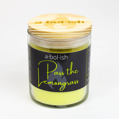 Country Home Candle - a·bol·ish Odor Eliminating Soy Candle Candle Country Home Candle Pass the Lemongrass [Yellow]