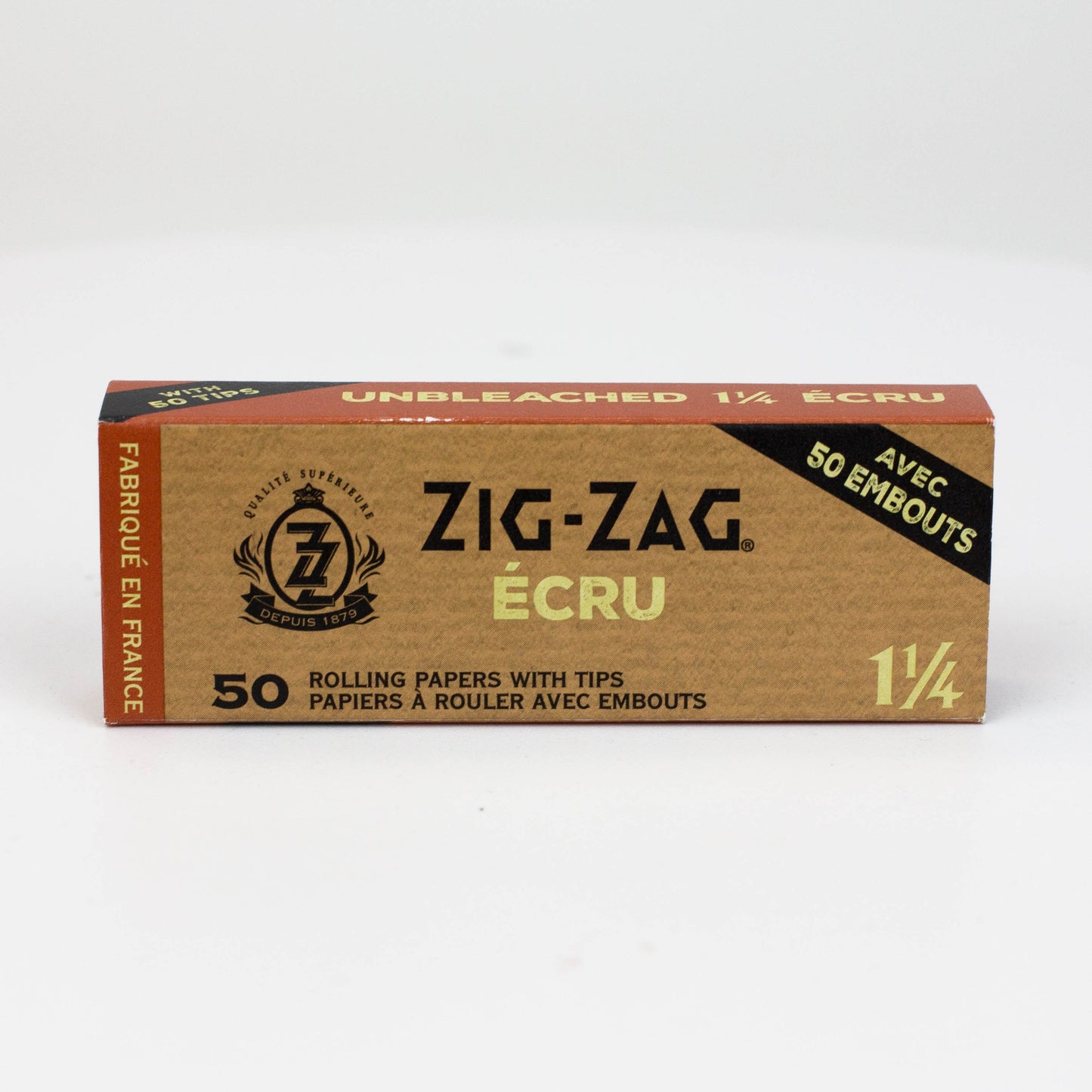 Zig Zag Unbleached 1 1/4 Paper and Unbleached Tips 1 - 1/4" Size ONE