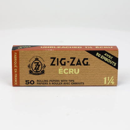 Zig Zag Unbleached 1 1/4 Paper and Unbleached Tips 1 - 1/4" Size ONE
