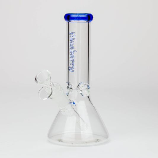 8" Blueberry glass beaker water bong ( N8040 ) Glass Bong ONE Blue D