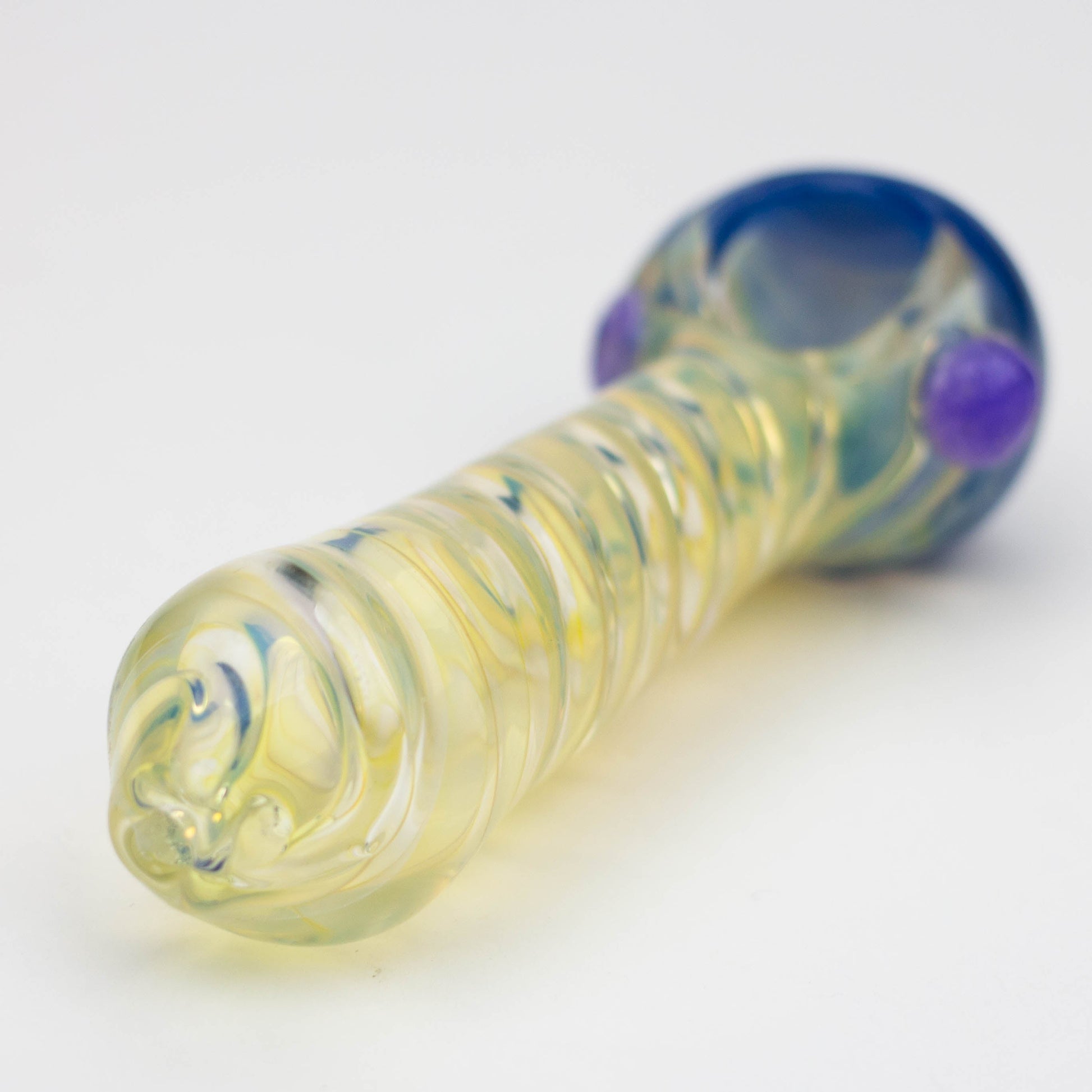 4.5" American color twisted soft glass hand pipe [AM01] Glass Pipe ONE