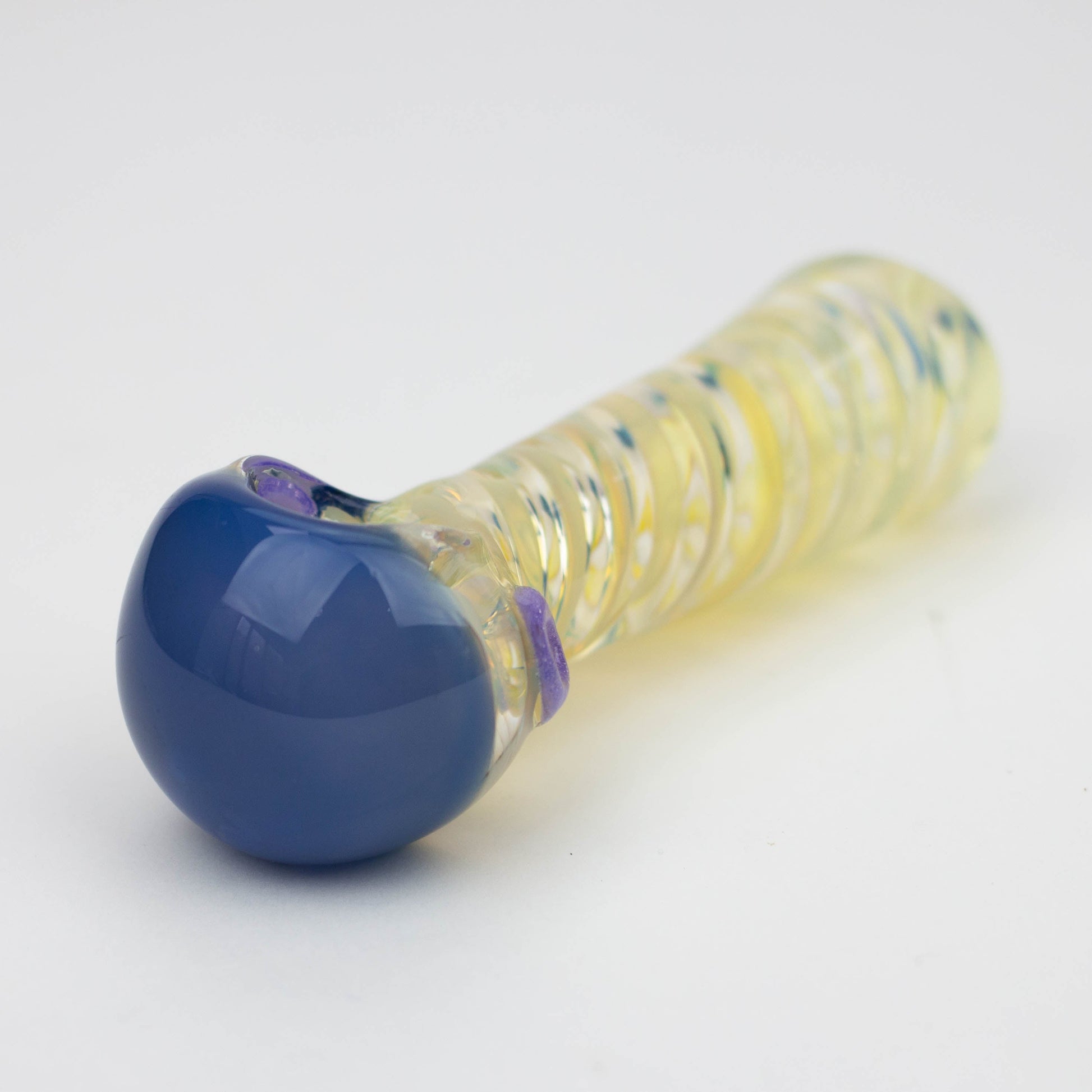 4.5" American color twisted soft glass hand pipe [AM01] Glass Pipe ONE