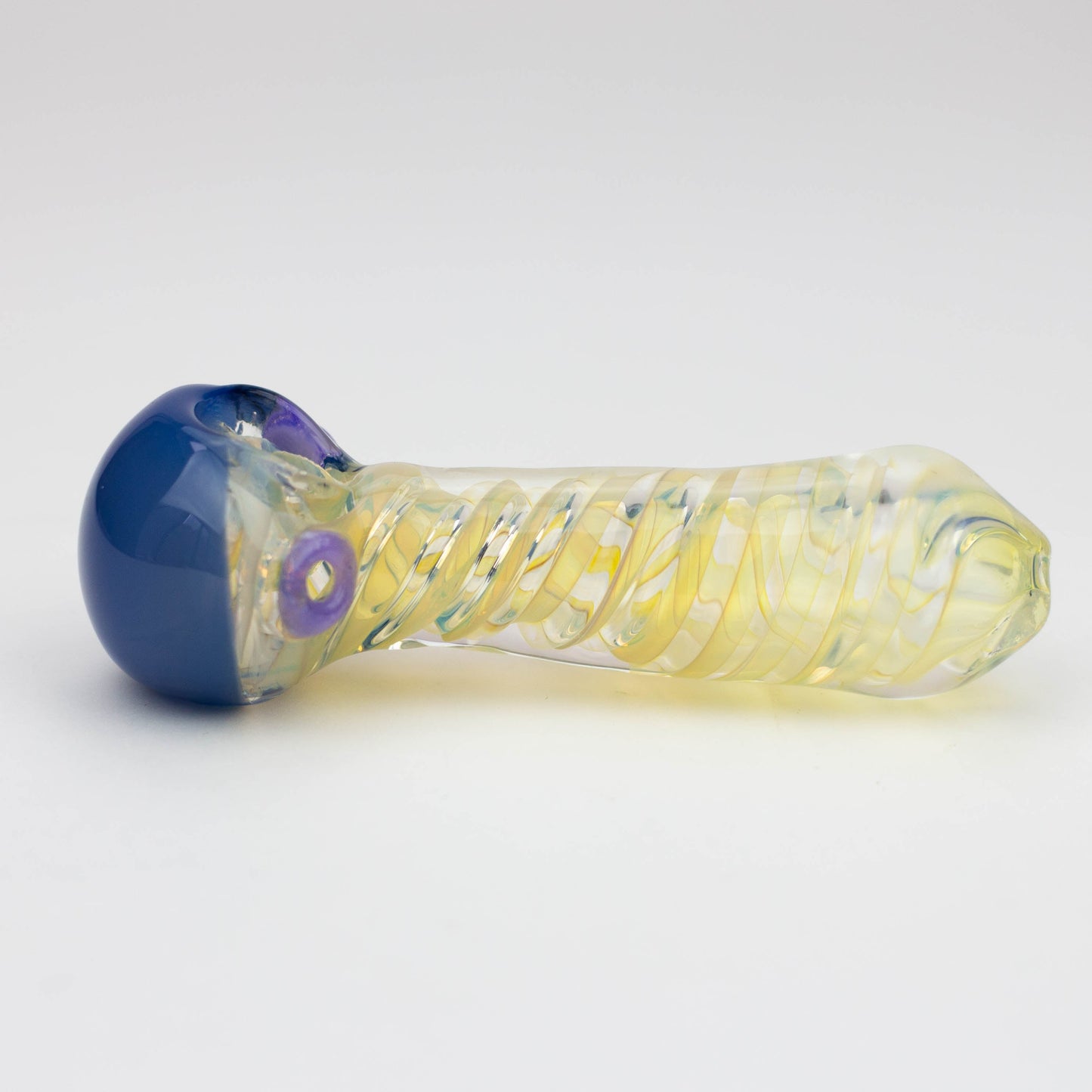 4.5" American color twisted soft glass hand pipe [AM01] Glass Pipe ONE