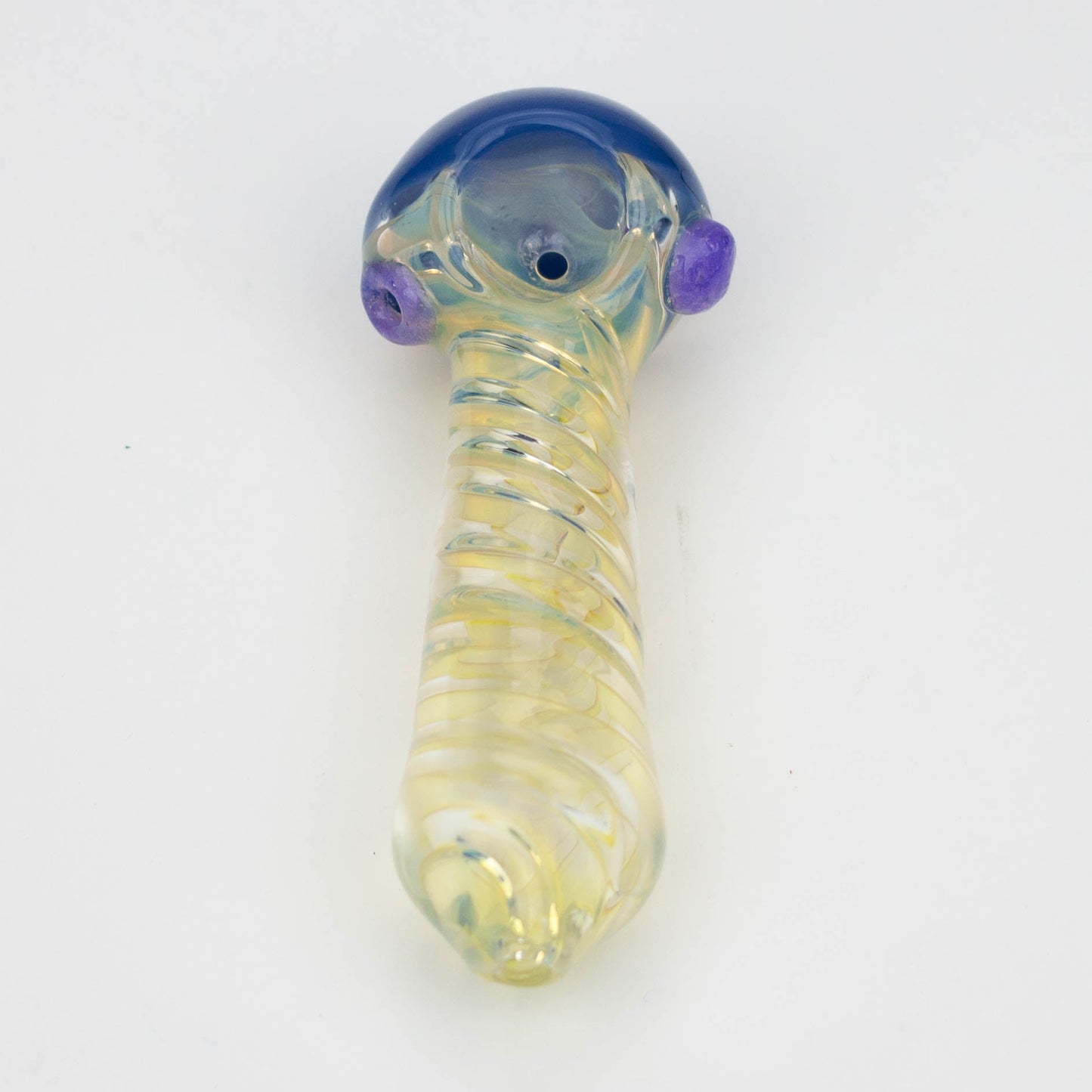 4.5" American color twisted soft glass hand pipe [AM01] Glass Pipe ONE