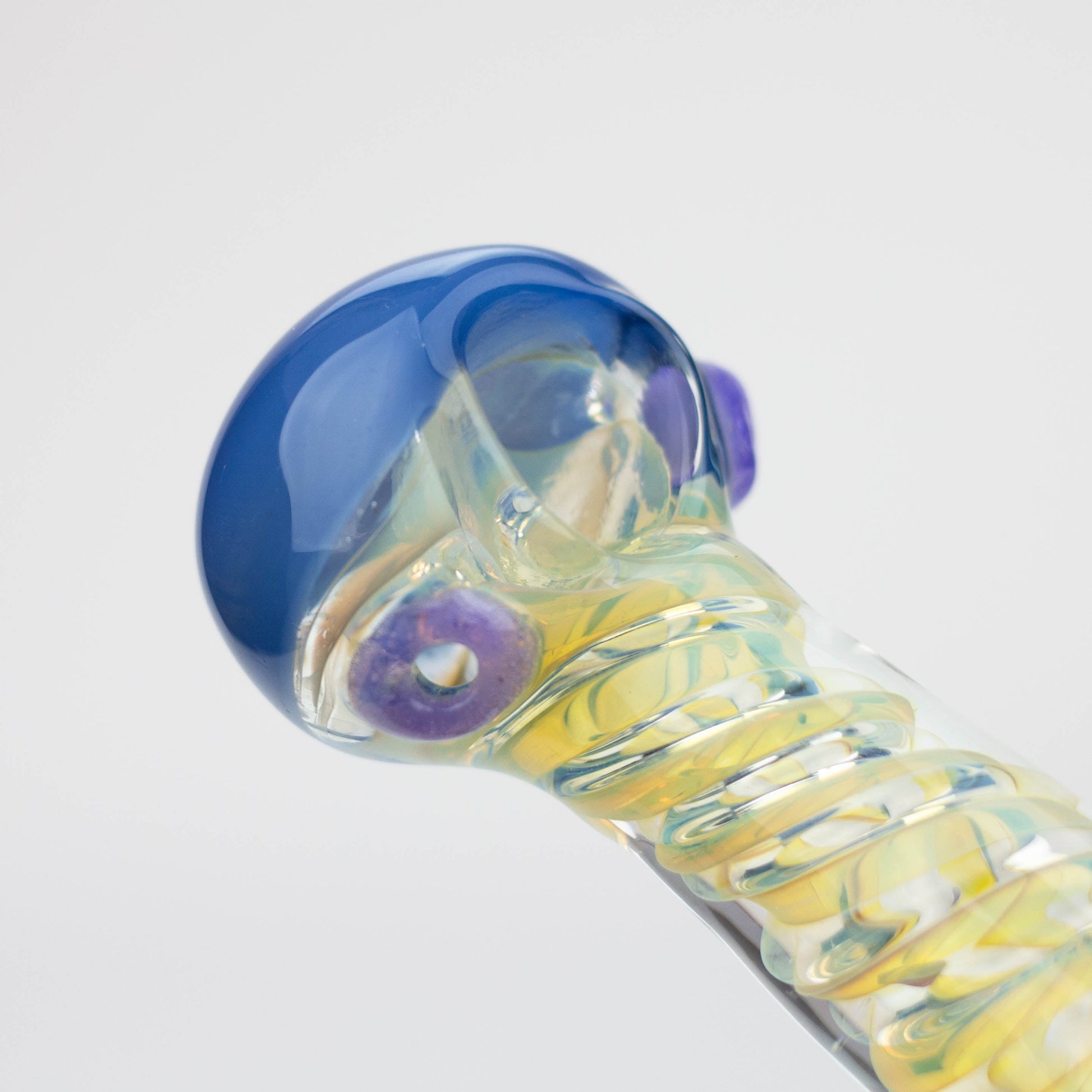 4.5" American color twisted soft glass hand pipe [AM01] Glass Pipe ONE