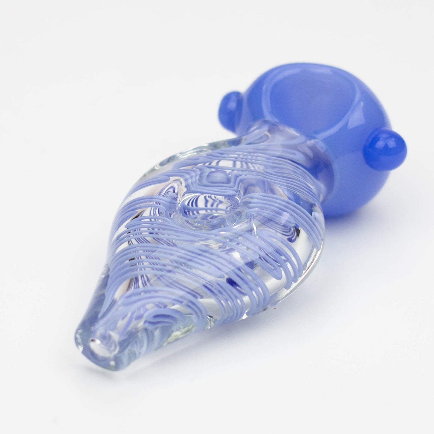 4.5" American color donut soft glass hand pipe [AM02] Glass Pipe ONE