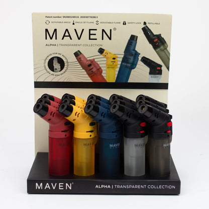 MAVEN Torch | ROTATABLE ANGLE Display of 15 Torch ONE