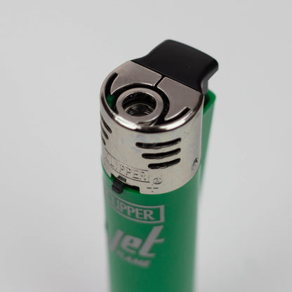 CLIPPER | Jet Flame Electronic Refillable Lighters – Solid Assorted Colours (Display of 48) Lighter ONE