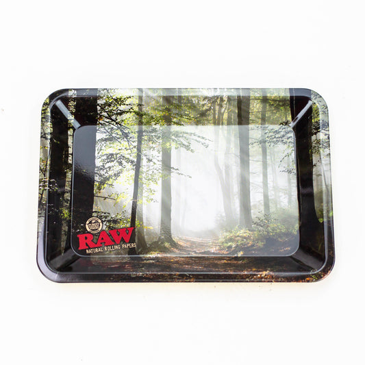 Raw Mini size Rolling tray Tray ONE Smokey Trees