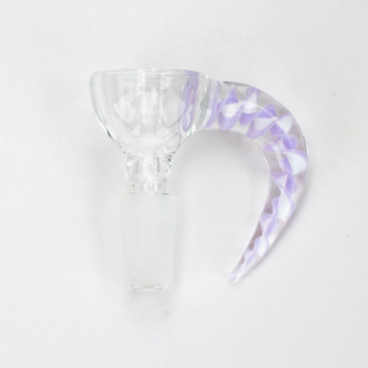 Thick Large bowl with horn handle Bowl · Banger · Oil Burner ONE Purple