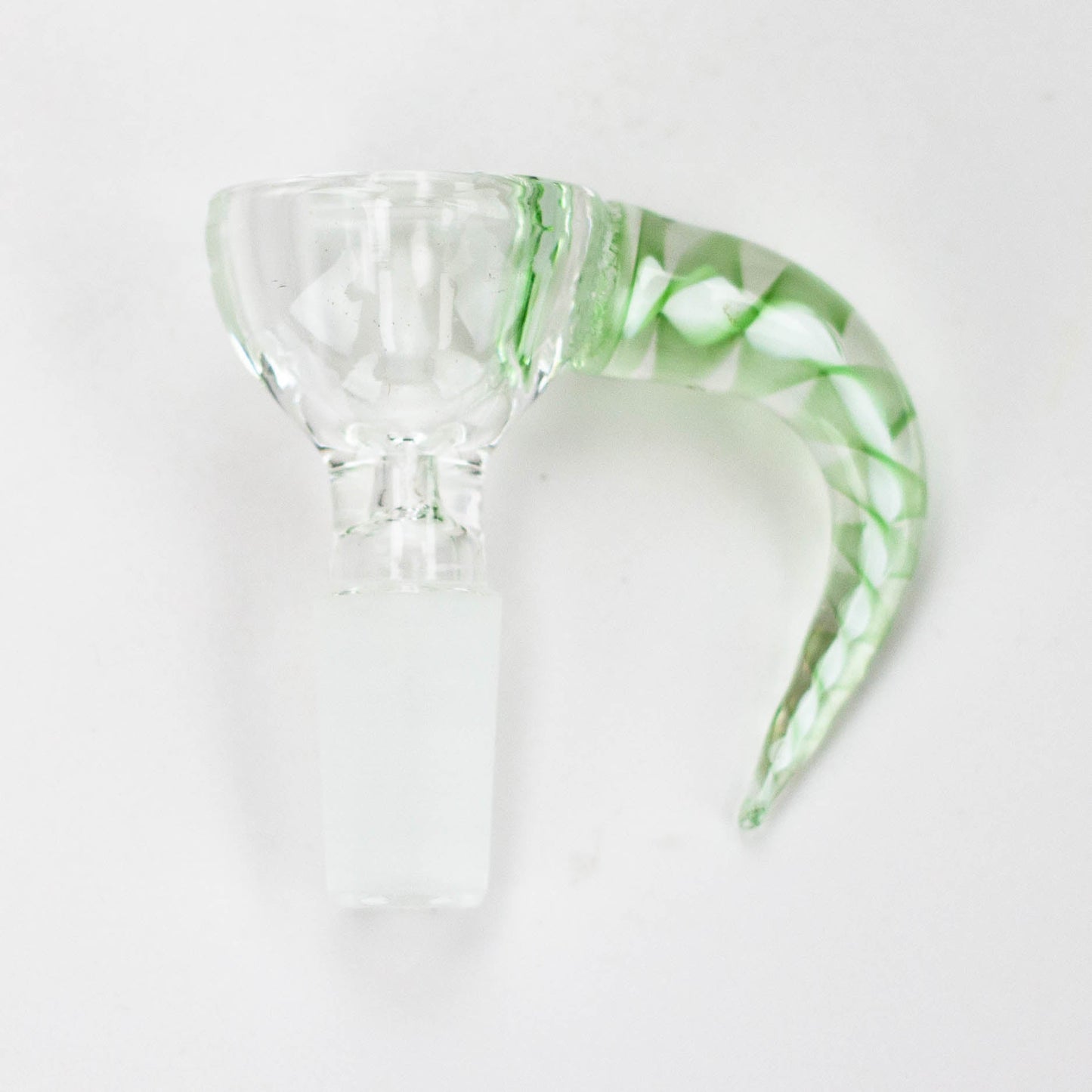 Thick Large bowl with horn handle Bowl · Banger · Oil Burner ONE Green