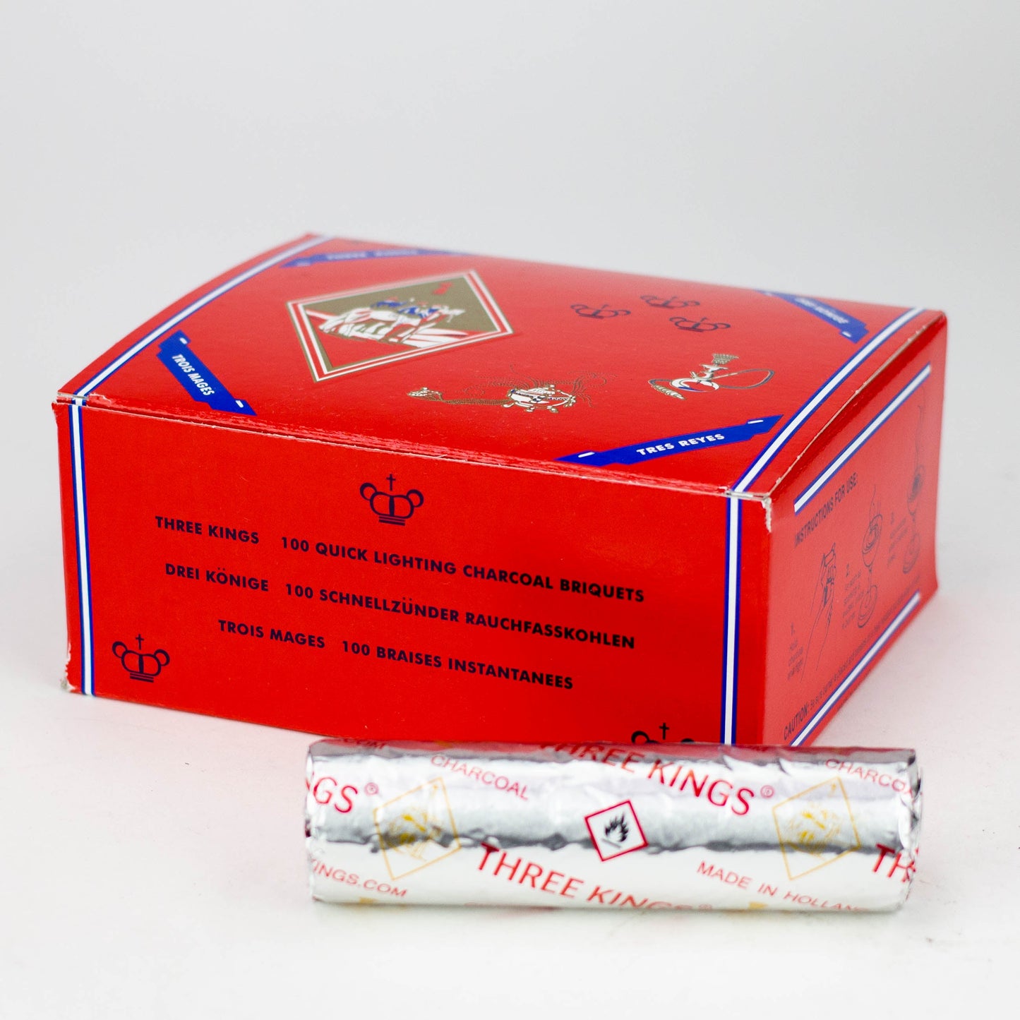 Three King | 33 mm Round Charcoal 100 Ct Other ONE