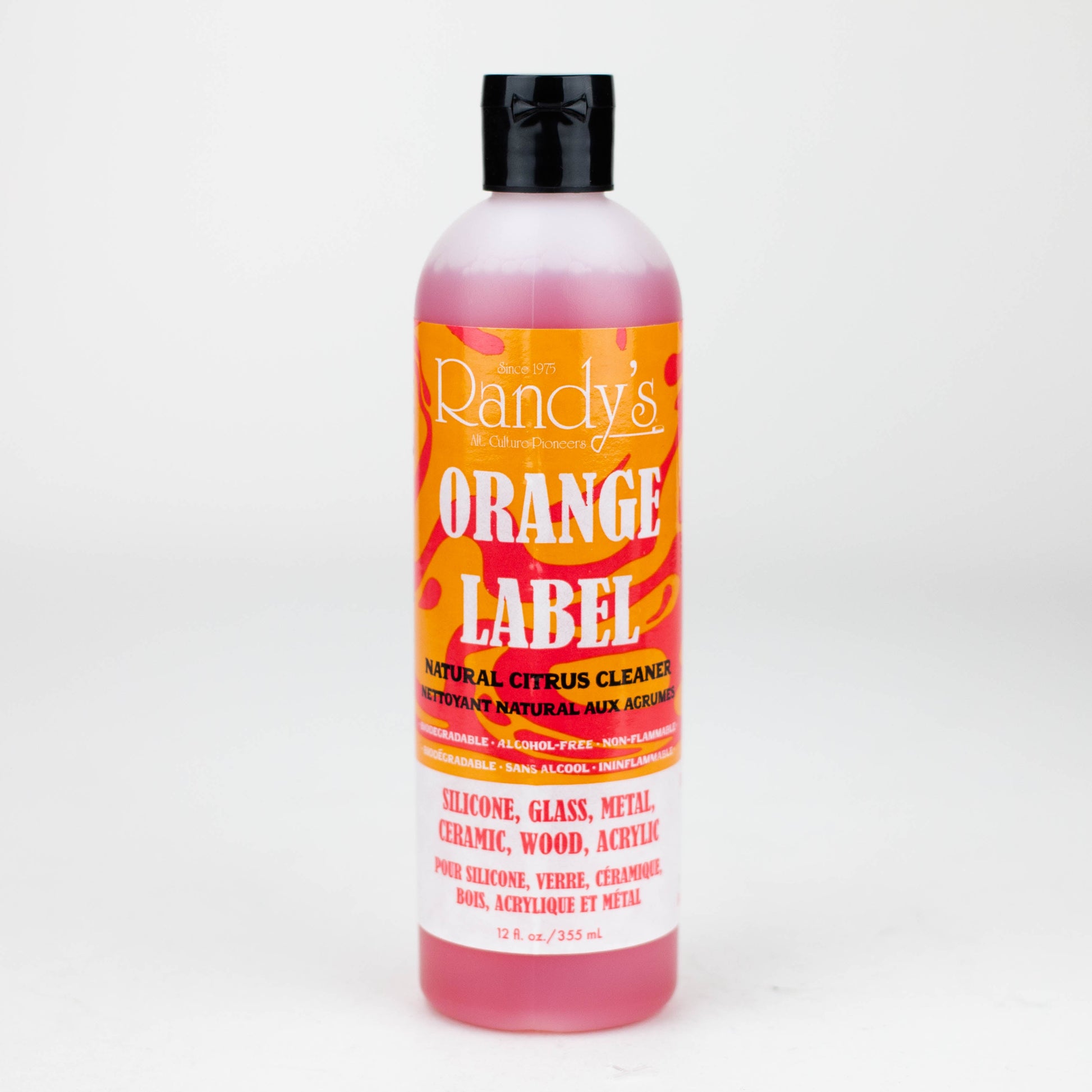 Randy's Orange Label Cleaner - 12oz Cleaner Smoking Cat Distribution 12 fl.oz.
