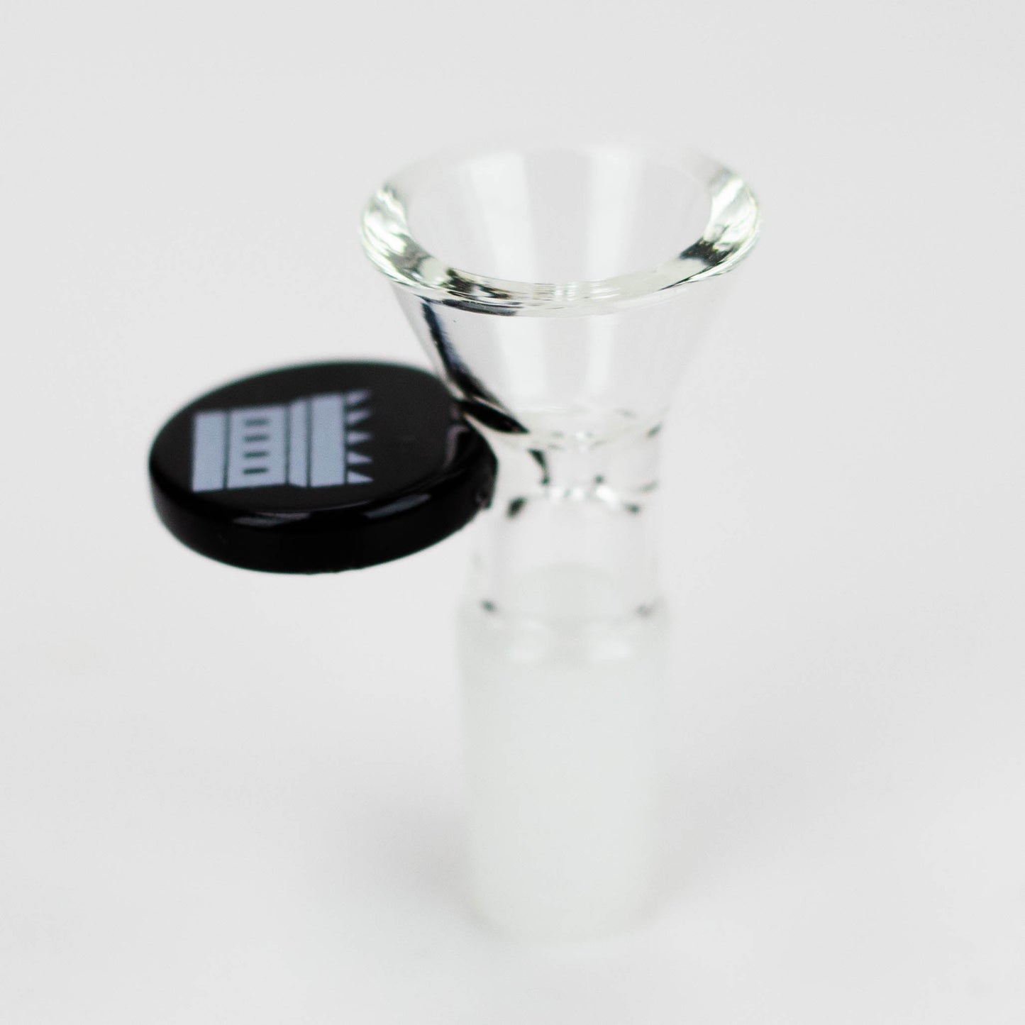 Castle Glassworks | Bowl – Round Tab Bowl · Popper Castle Glassworks Black