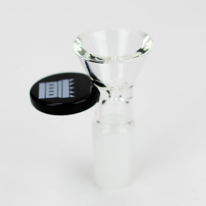 Castle Glassworks | Bowl – Round Tab Bowl · Popper Castle Glassworks Black