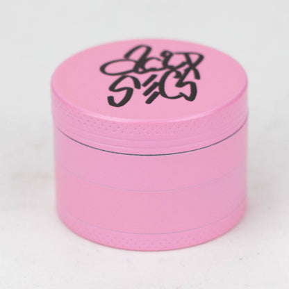 Acid Secs 4 parts 50mm Glow-in-the-Dark metal herb grinder Regular Grinder Acid Secs Productions Inc. Pink