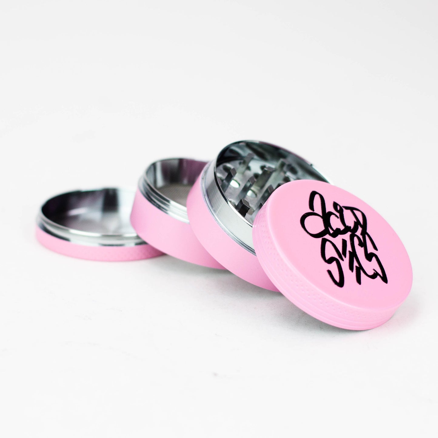 Acid Secs 4 parts 50mm Glow-in-the-Dark metal herb grinder Regular Grinder Acid Secs Productions Inc.