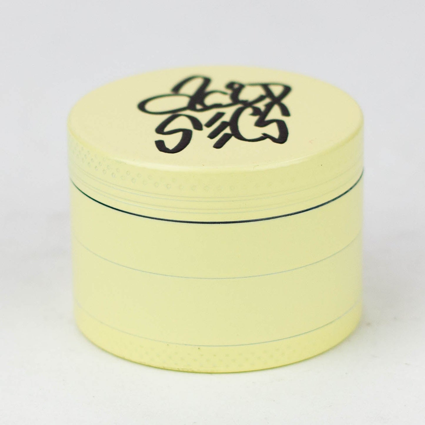 Acid Secs 4 parts 50mm Glow-in-the-Dark metal herb grinder Regular Grinder Acid Secs Productions Inc. Yellow
