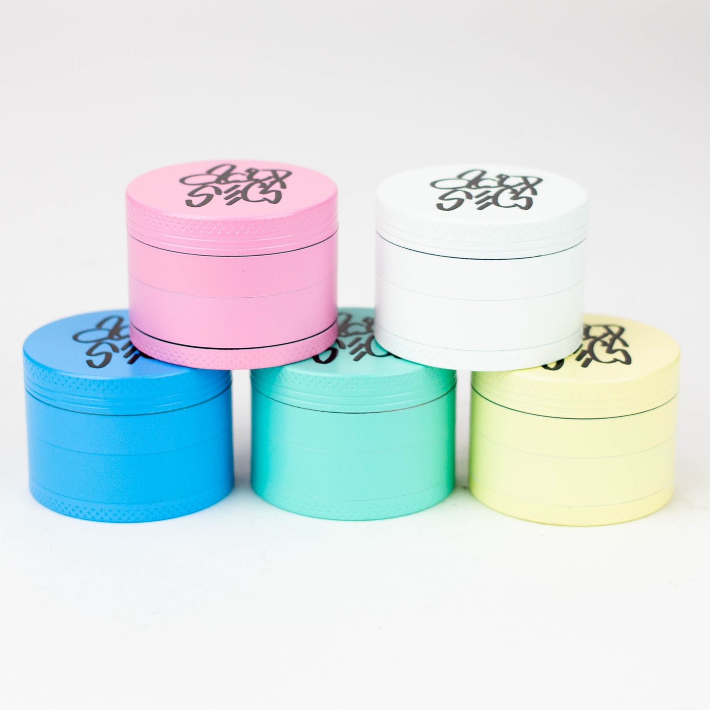 Acid Secs 4 parts 50mm Glow-in-the-Dark metal herb grinder Regular Grinder Acid Secs Productions Inc.