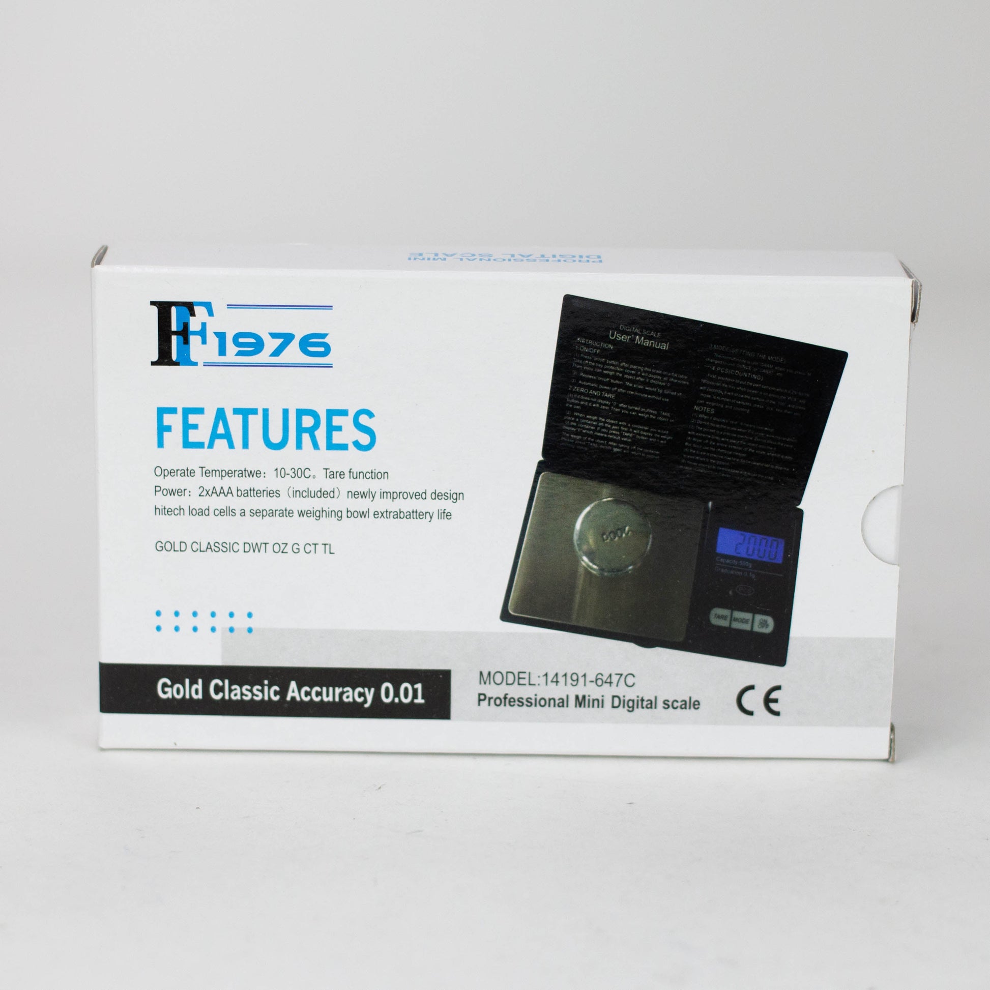 F1976 | Double Digit Accuracy Mini Scale 14191-647C Scale 777 Smoke