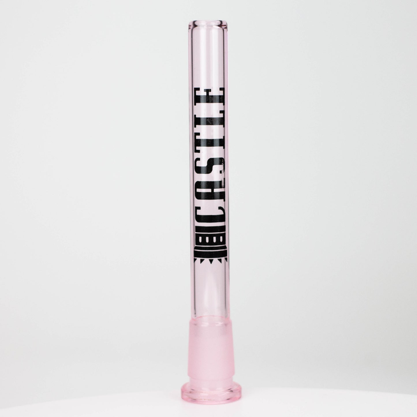 Castle Glassworks | Downstem – Straight (6 in) Downstem · Bowlstem Castle Glassworks Pink