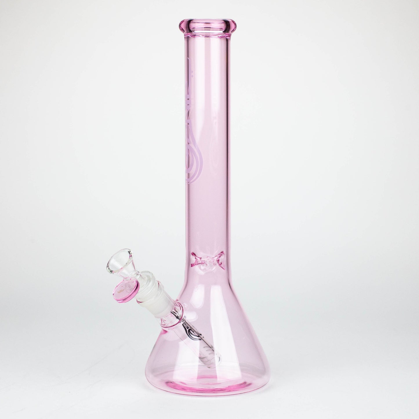 Genie | 12" color tube glass water bong [GB2130] Glass Bong ONE Pink