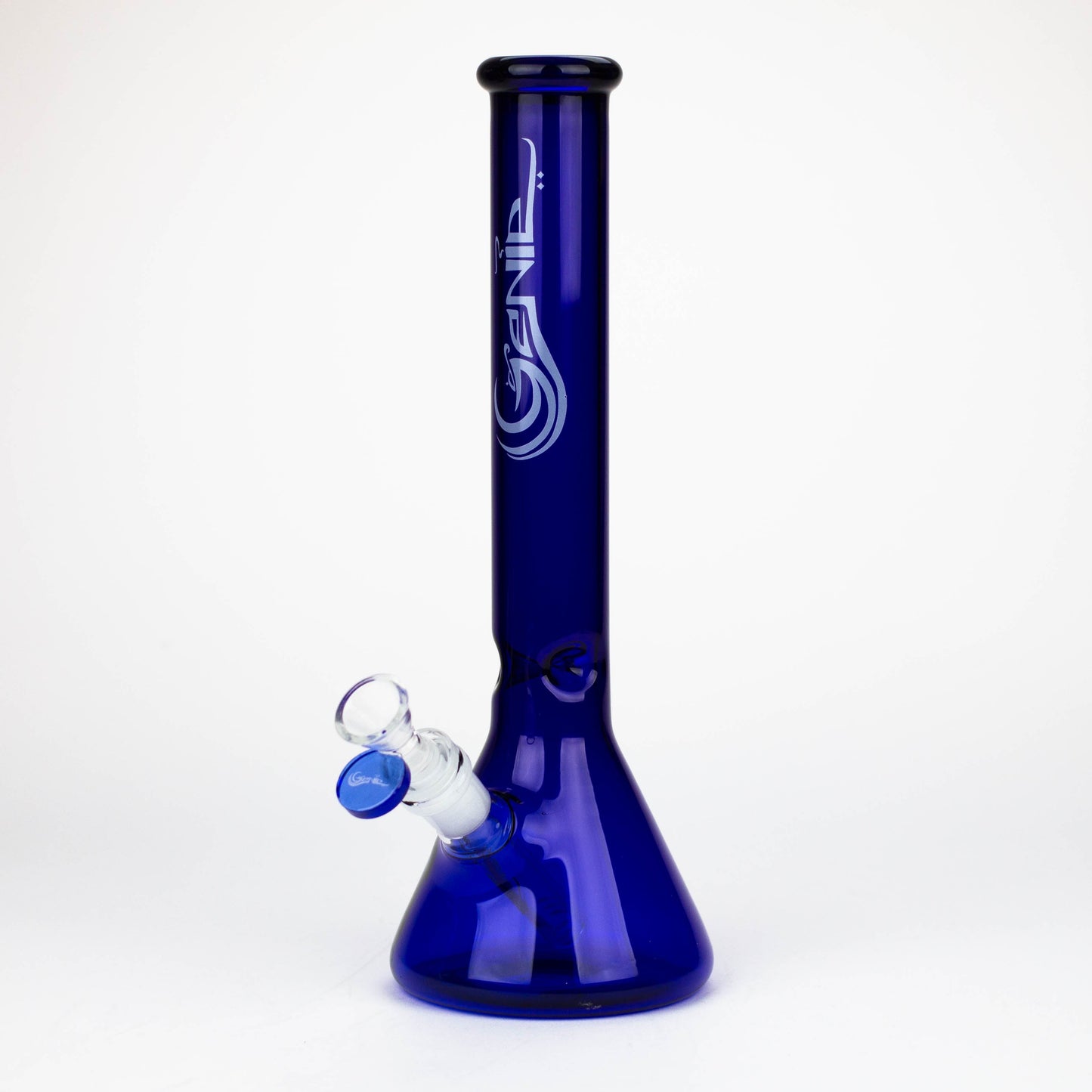 Genie | 12" color tube glass water bong [GB2130] Glass Bong ONE Blue