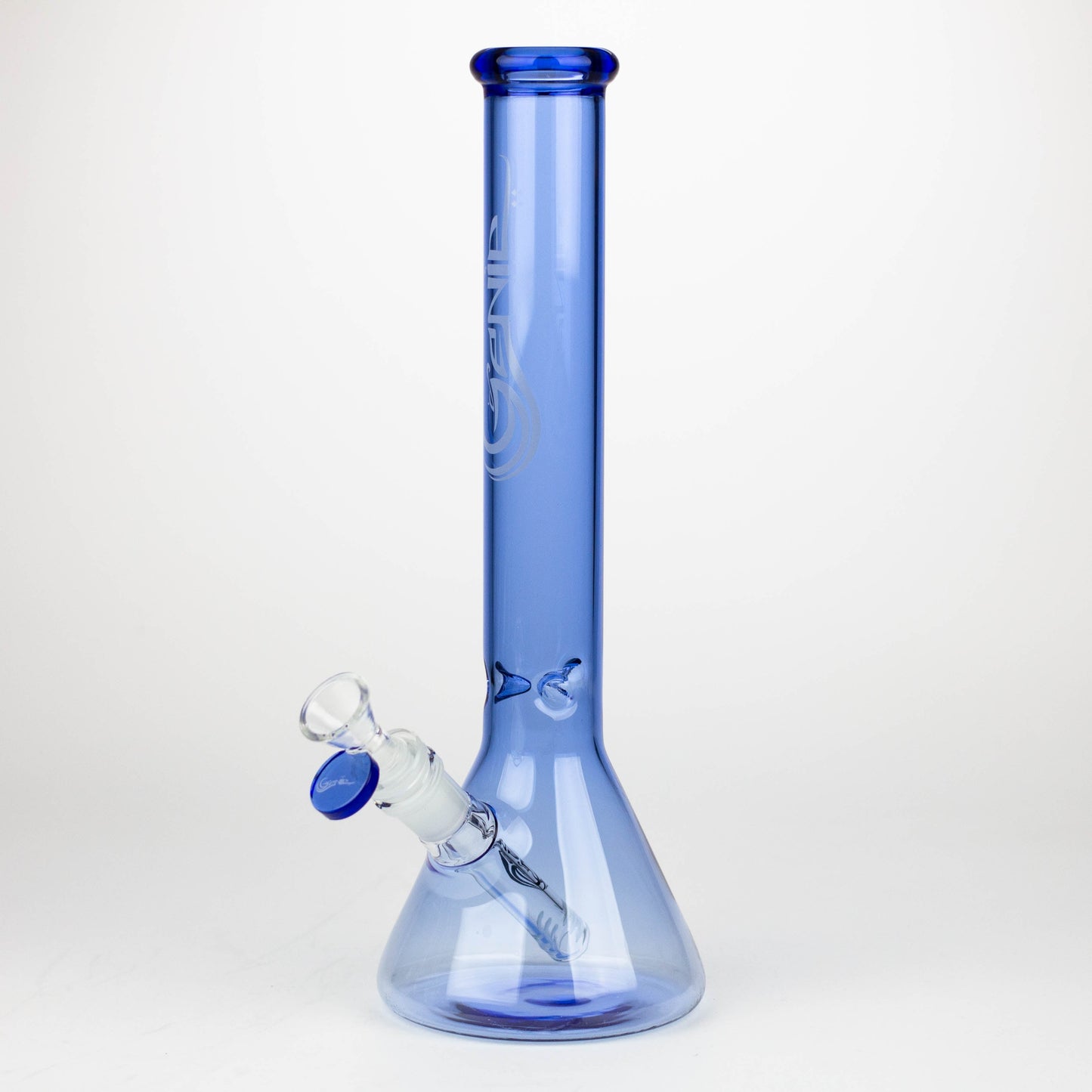 Genie | 12" color tube glass water bong [GB2130] Glass Bong ONE Light Blue