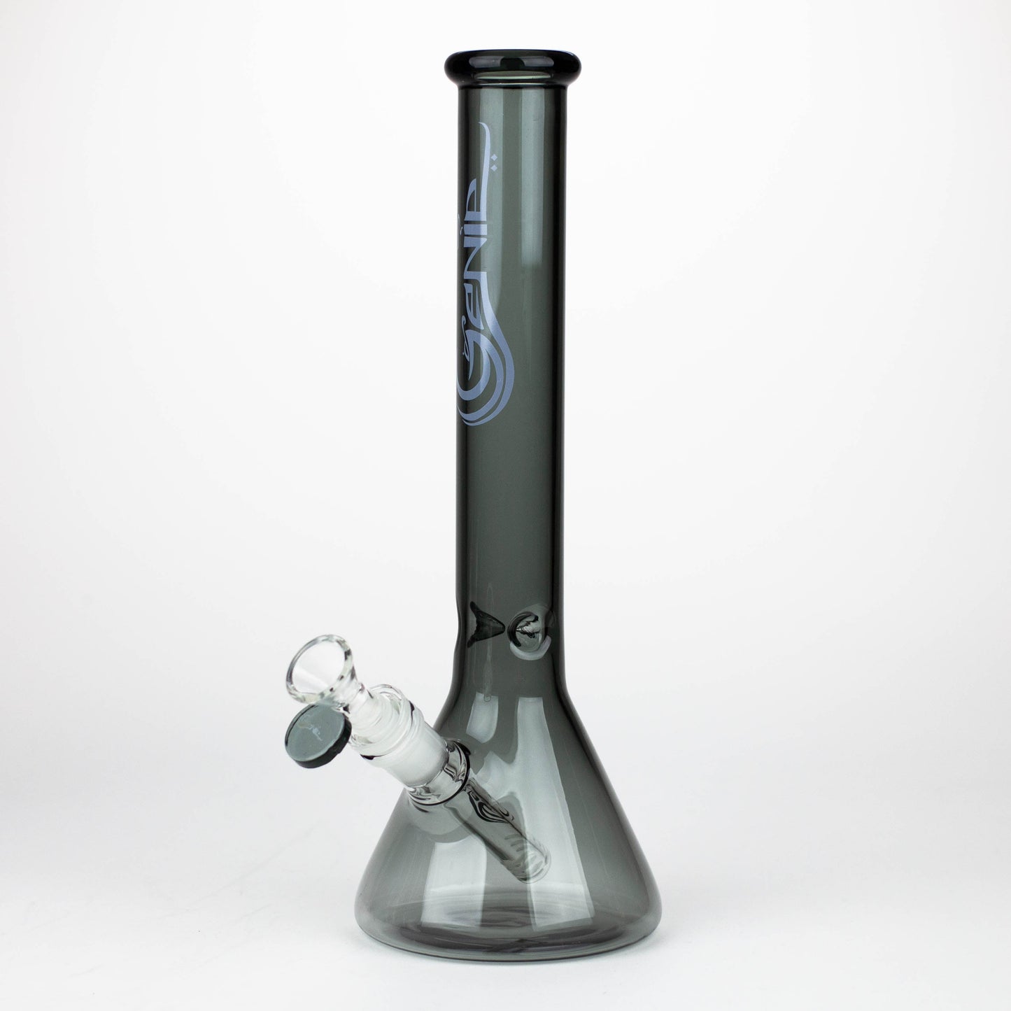 Genie | 12" color tube glass water bong [GB2130] Glass Bong ONE T-Black