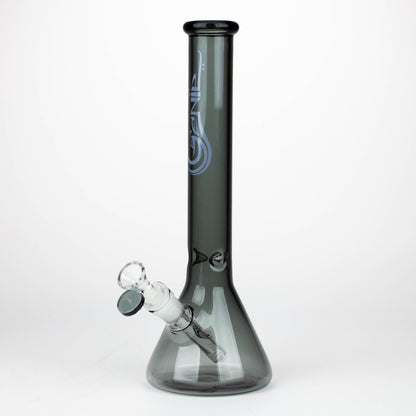Genie | 12" color tube glass water bong [GB2130] Glass Bong ONE T-Black