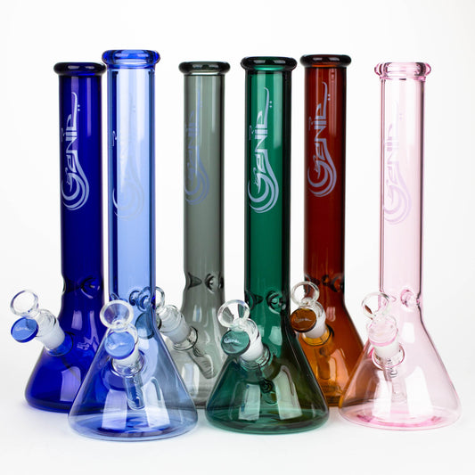 Genie | 12" color tube glass water bong [GB2130] Glass Bong ONE