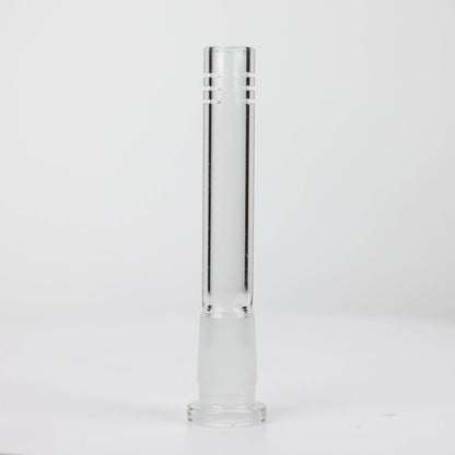 Glass open ended 6 slits downstem Downstem · Bowlstem ONE 4 1/4 inches