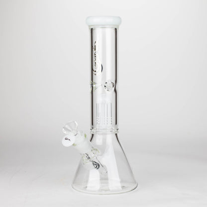 Genie | 12" Genie-Tree arms color accented glass water bong [NSP104] Glass Bong ONE White
