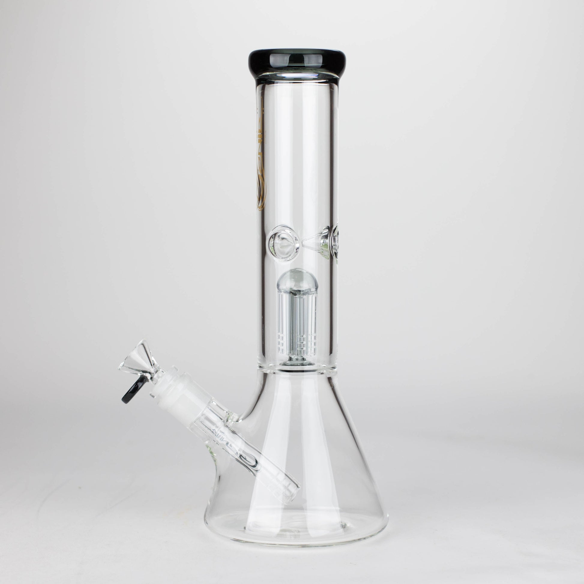 Genie | 12" Genie-Tree arms color accented glass water bong [NSP104] Glass Bong ONE