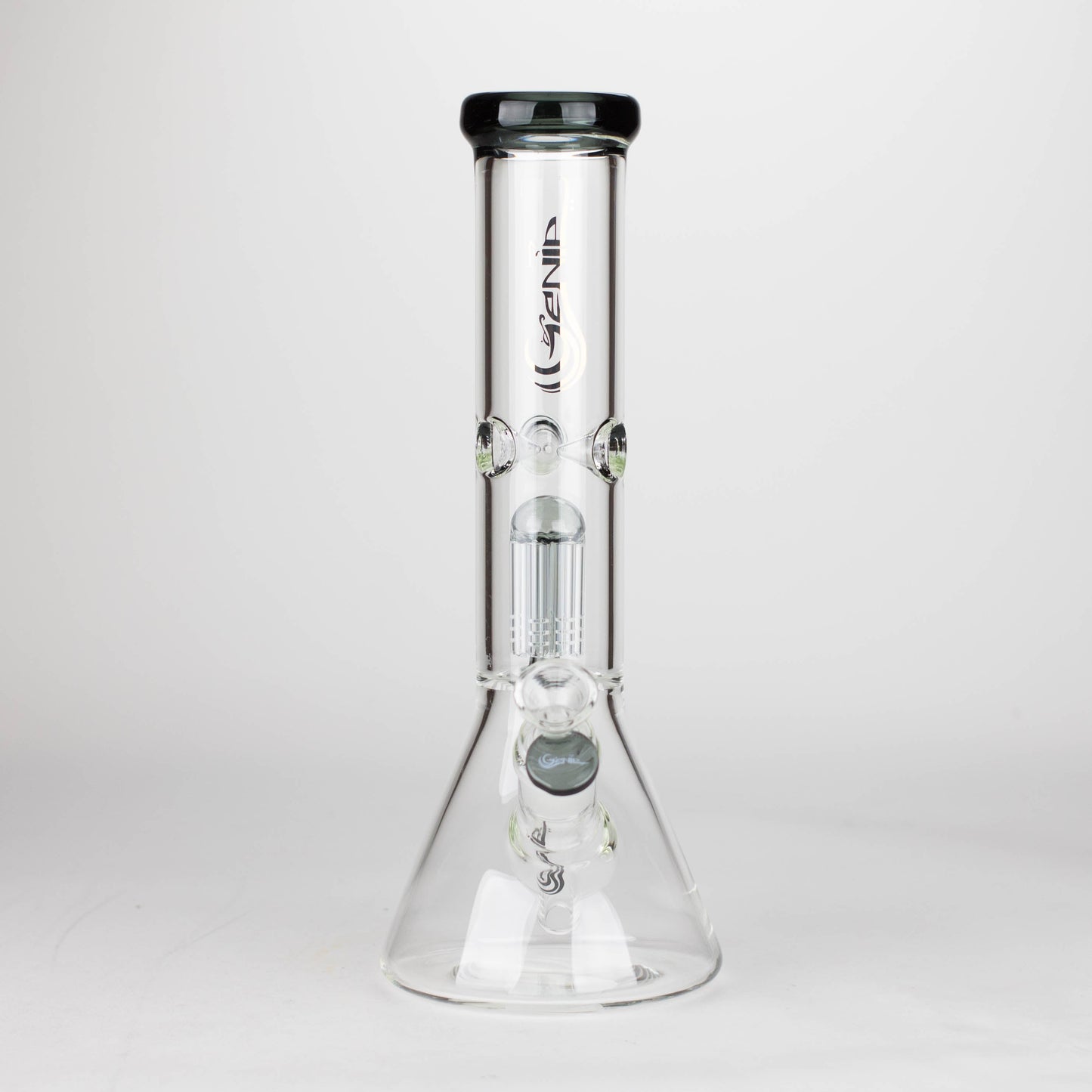 [6 Pack Bundle] Genie | 12" Genie-Tree arms color accented glass water bong [NSP104] Glass Bong ONE