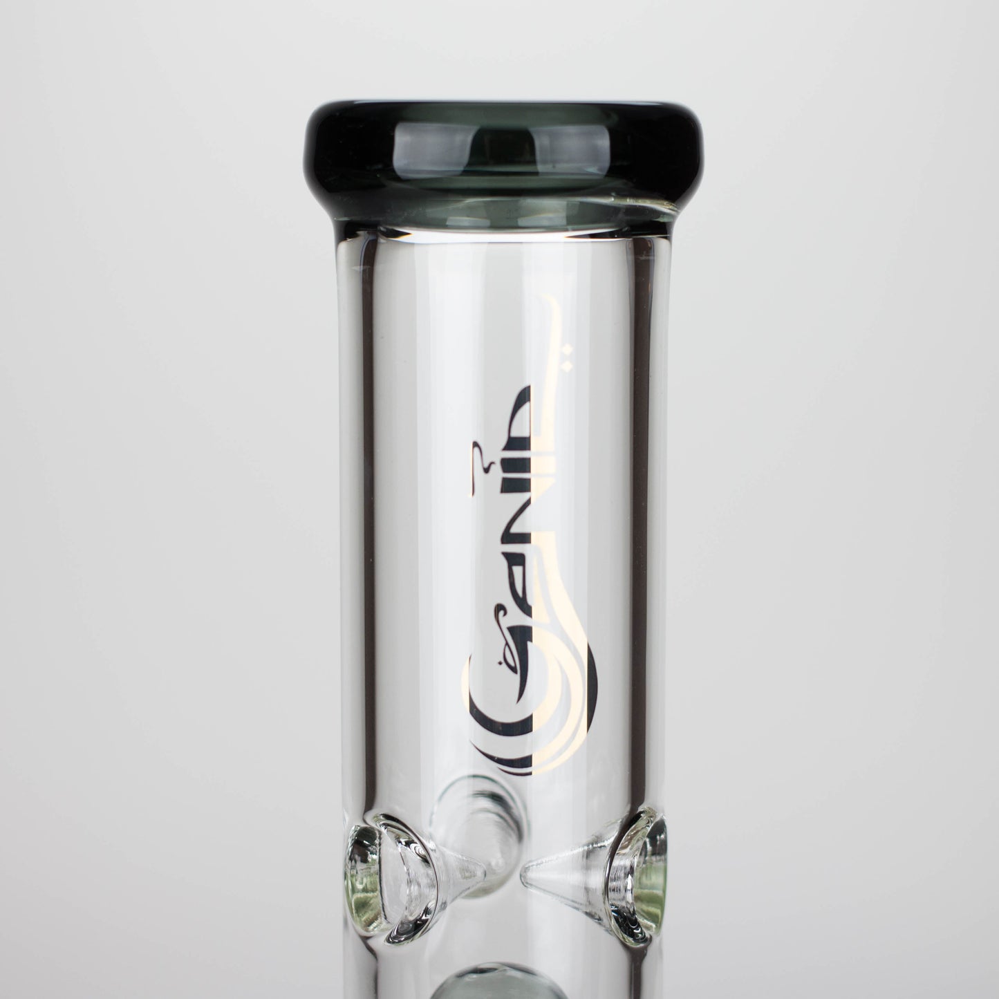Genie | 12" Genie-Tree arms color accented glass water bong [NSP104] Glass Bong ONE