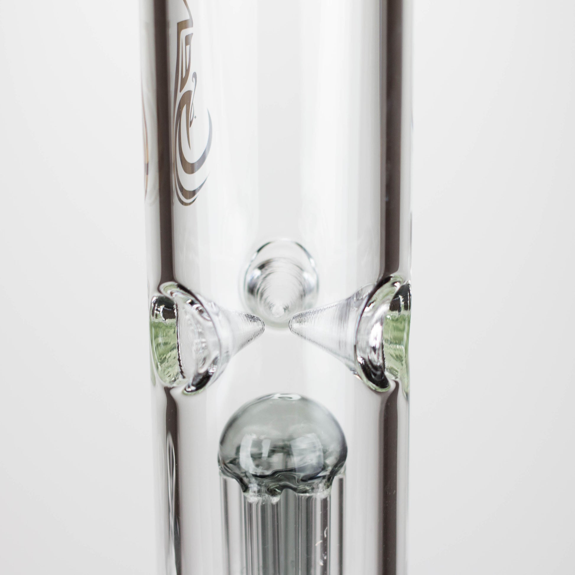 Genie | 12" Genie-Tree arms color accented glass water bong [NSP104] Glass Bong ONE